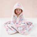 Cartoon Animal Baby Bath Towel, Soft Newborn Hooded Bath Towel, Small Blanket, Toddler Bathrobe, Warm Wrap Towel, Suitable for Both Boys and Girls