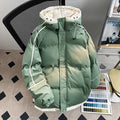 2025 Winter new style Men's Thicken Warm fashion Parka Jackets  Men's Casual Coats Hooded Windbreak Cotton Padded Down Jacket