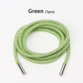 Colorful Shiny Shoestrings Sneakers Luxury Crystal Rhinestone Rainbow Diamond Shoelaces Round Clothes Bags Belt Shoe Accessories
