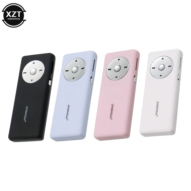 Mini Portable MP3 Player Student Sport MP3 Music Player Fashion Simple Solid Player MP3 with Memory Card Sets School Supplies