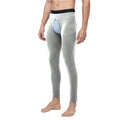Mens Open Fly Breathable Cotton Thermal Long Johns Black S Eco-Friendly