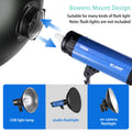 Selens Reflector Beauty Dish 42cm/16.5in Honeycomb Grid and Diffuser Kit for Bowens Mount Studio Shooting Strobe Steady Light