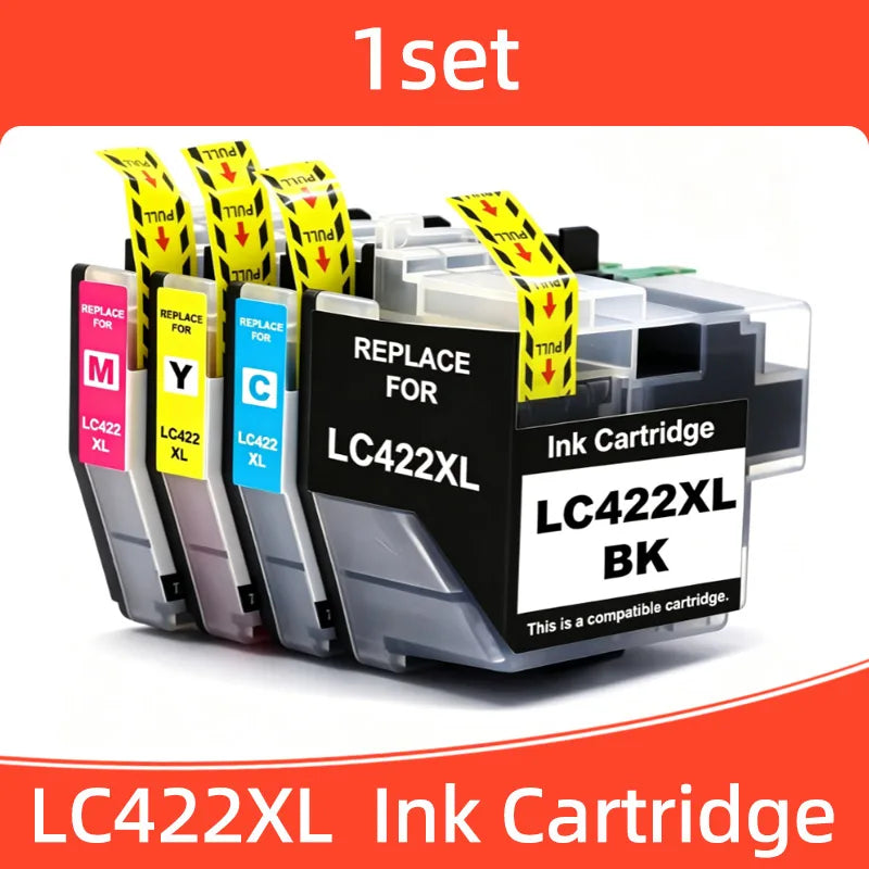 1-5set LC422XL LC-422 LC422 Ink Cartridge Compatible for Brother MFC-J5340DW MFC-J5740DW MFC-J5345DW MFC-J6540DW J6940DW Printer
