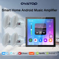 4 Inch Android 11 Tuya Smart Home Wall Amplifier Audio WiFi Alexa  Remote Control  Speakers Home Background  Amplificador Sets