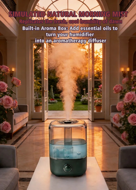 5L Air Humidifier Professional Large Capacity Home Air Humidifiers Ultrasonic Water Mist Diffuser Kinscoter Brand