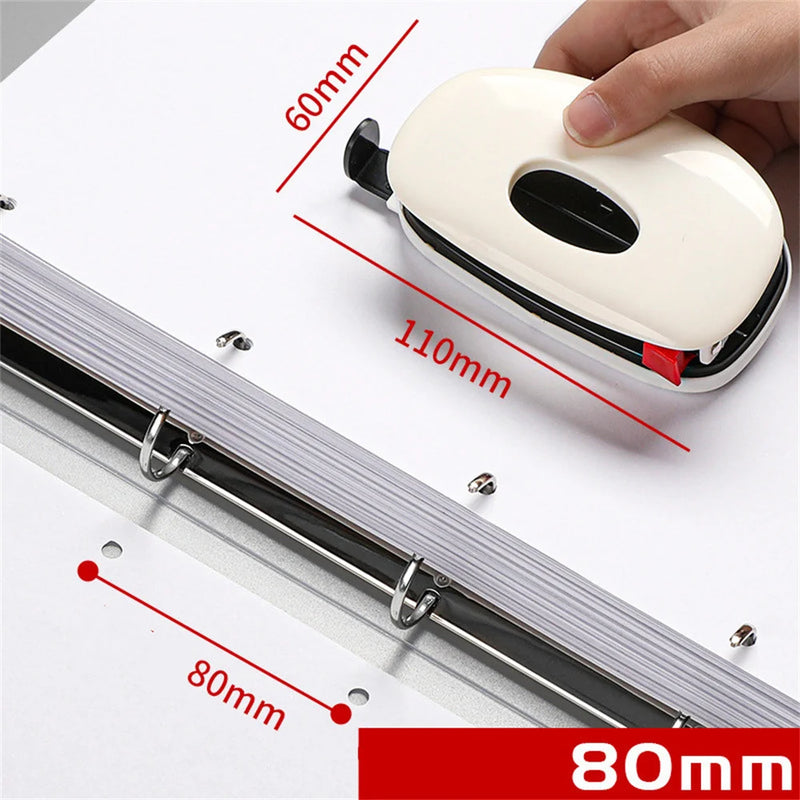 2/4 Hole A4 Binder Folder Pp Folder D-Type Clip Office Storage File Ring Waterproof Test Paper Data Storage Folder Office Supply
