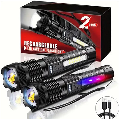 High Power Led Flashlights Very Strong Tactical Torch 6 | SAMAG