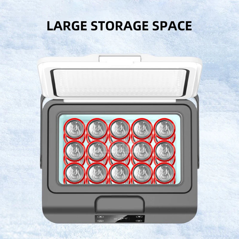 15L Small Car Refrigerator 24V12V Digital Display Portable Fridge Freezer for Vehicle 15L-B