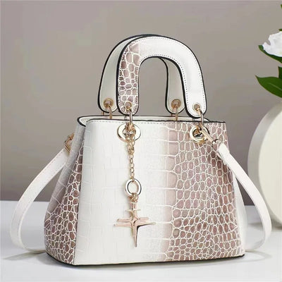 Leather Women'S Shoulder Bag Fashionable Boston Crossbody | SAMAG