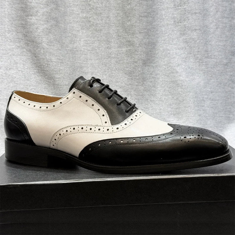 Men's Luxury Genuine Leather Double Buckle Monk Strap Wingtip Toe Loafers Formal Dress Shoes for Wedding Office Business