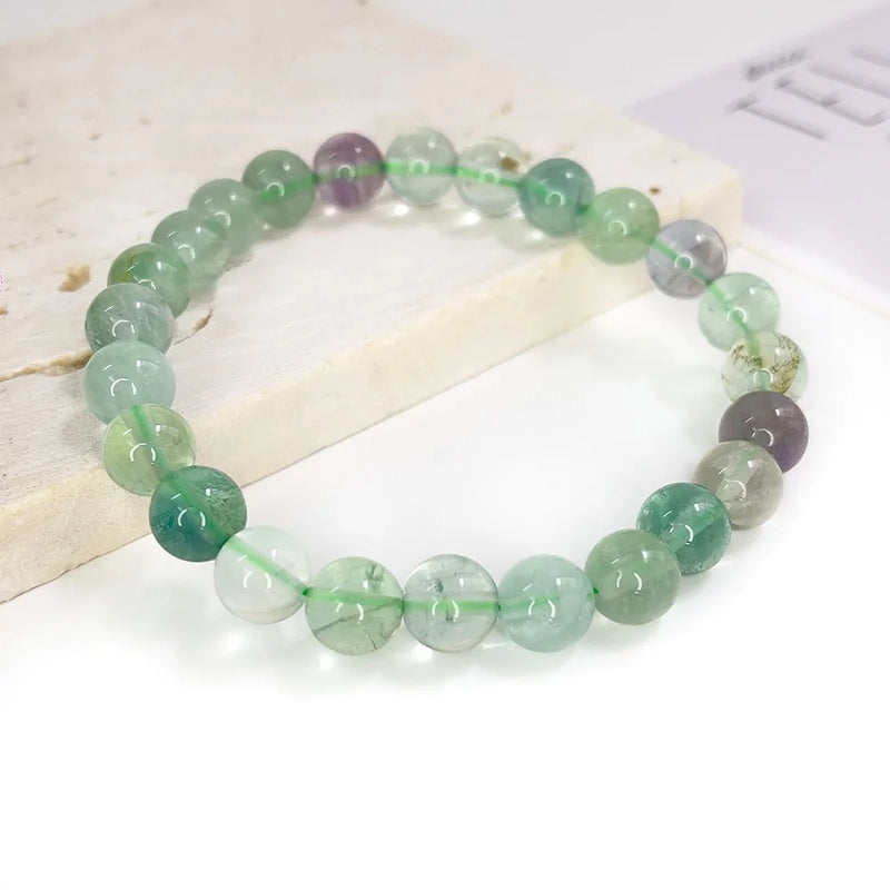 Natural Stone Beads Bracelet For Women Men Agate Crystal Quartzs Aquamarines Jades Jewelry Agates Elastic Bangle Bracelets 6 8mm