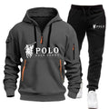 Autumn and Winter Men's casual set, a fashionable outdoor hiking windproof and warm hoodie and pants 2 - View 5 | SAMAG