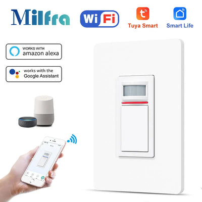 3 Way Tuya WiFi PIR Motion Sensor Smart Home Human Body | SAMAG