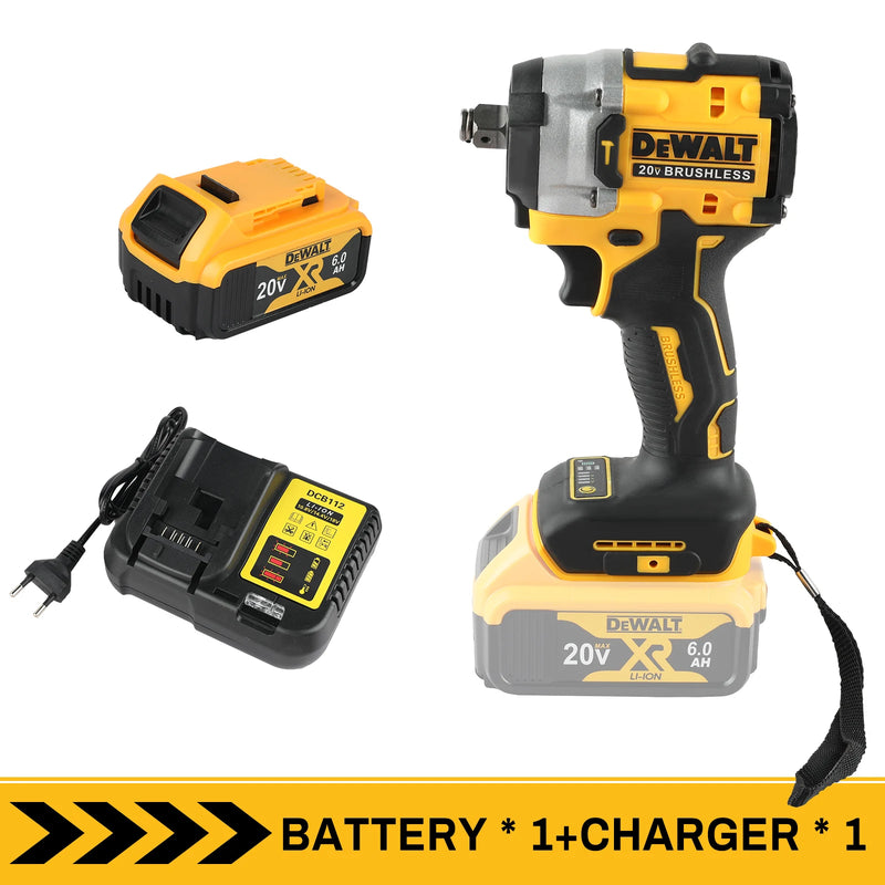 DEWALT DCF921 ATOMIC 20V MAX 1/2 - inch Cordless Impact Wrench: Variable Speed, Built - in Charging, Comes - View 7 | SAMAG
