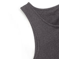 Vintage Leopard Triple Hearts Women Henley Sleeveless Tank Top U Neck Button Curved Hem Black Casual Daily Vest