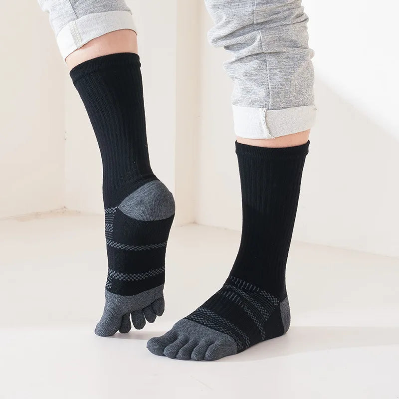 Pairs Man 5 Finger Socks Long Compression Sweat-Absorbing | SAMAG
