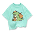 Children's T-Shirt Capybara Printed T-shirts Baby T-Shirt Cartoon Boys Summer Clothes O-Neck Kids Shirt Fashion Child T-Shirt