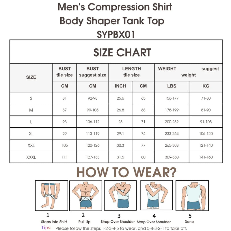 3 Pieces of Men's Shapewear, Shark Skin Vest, Bottom Layer Sports Slimming Compression Sweatshirt Vest, Abdominal Control Slimmi