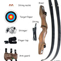 58 Inch Wooden Riser LIF Interface Recurve Bow Set | SAMAG