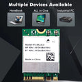 1200Mbps WiFi 5 RTL8822CE Bluetooth 5.1 Dual - band 2.4G/5G 802.11AC Card Network Mini PcIe For Laptop - Visuel 5 | SAMAG