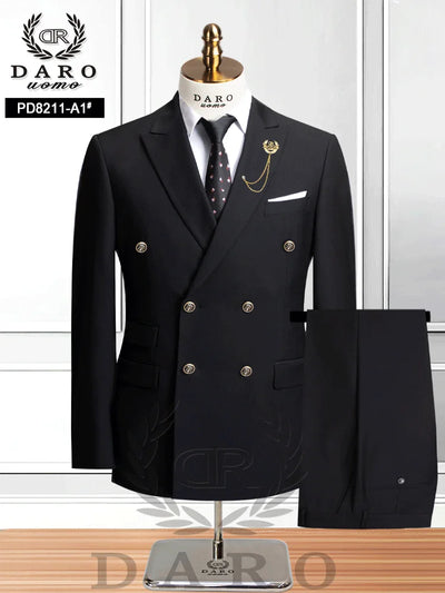 DAROuomo Men's Slim Fit Formal Business Suit - DR8211 | SAMAG