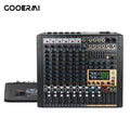 Gooermi RAD Series USB Audio Mixer Multi-Channel Mixing Console 99 DSP Effects 7-Band EQ 48V Phantom for Studio Live