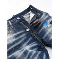 Autumn and Spring New Fashion Trend Retro Ripped Straight | SAMAG