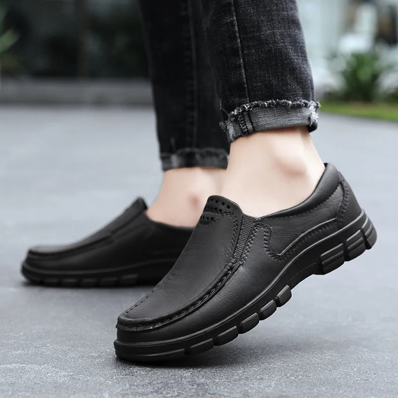 Chef shoes four seasons new anti slip oil resistant plus size business casual men's work EVA shoes fashion comfort soft soled