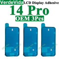 VerdeVida 3pcs OEM Screen Display Adhesive for iPhone 13 Pro Max 11 12 13 14 15 Plus XS X LCD Waterproof Glue Sticker Frame Seal