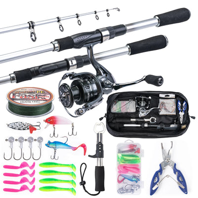 Goture 2.1m 2.4m 2.7m Carbon Telescopic Spinning Fishing | SAMAG