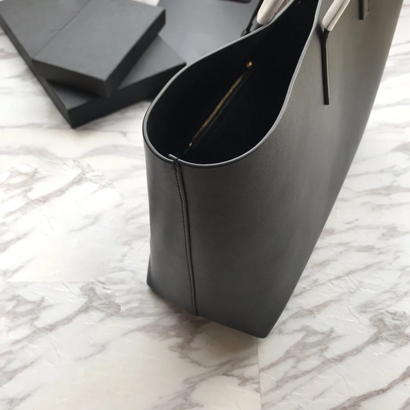 Luxury Genuine Leather Fashion Brand Designer Women's Small Cowhide Bags Brown Shoulder High Quality Femal Black Bag