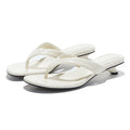AIYUQI 2026 New Women's Slippers High-Heeled Fashionable Flip-Flops Women Plus Size Summer Round Toe Beach Shoes Girl