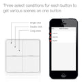 Moes ZigBee Wireless Scene Switch 12 control modes Handheld Push Button Setup Home Automation Scenario Tuya Smart Devices