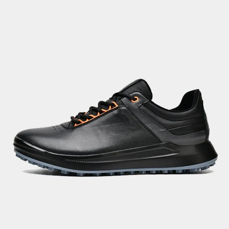 Genuine Leather Men Skateboarding Shoes Flat Black Casual Shoes Lightweight Sneakers Breathable Sports Shoes Zapatillas Hombre