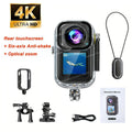 5K Action Camera Image Stabilization 4K60fps Magnetic Pocket Cam Dual-screen Waterproof Bodycam Sport Helmet Video Recorder Vlog