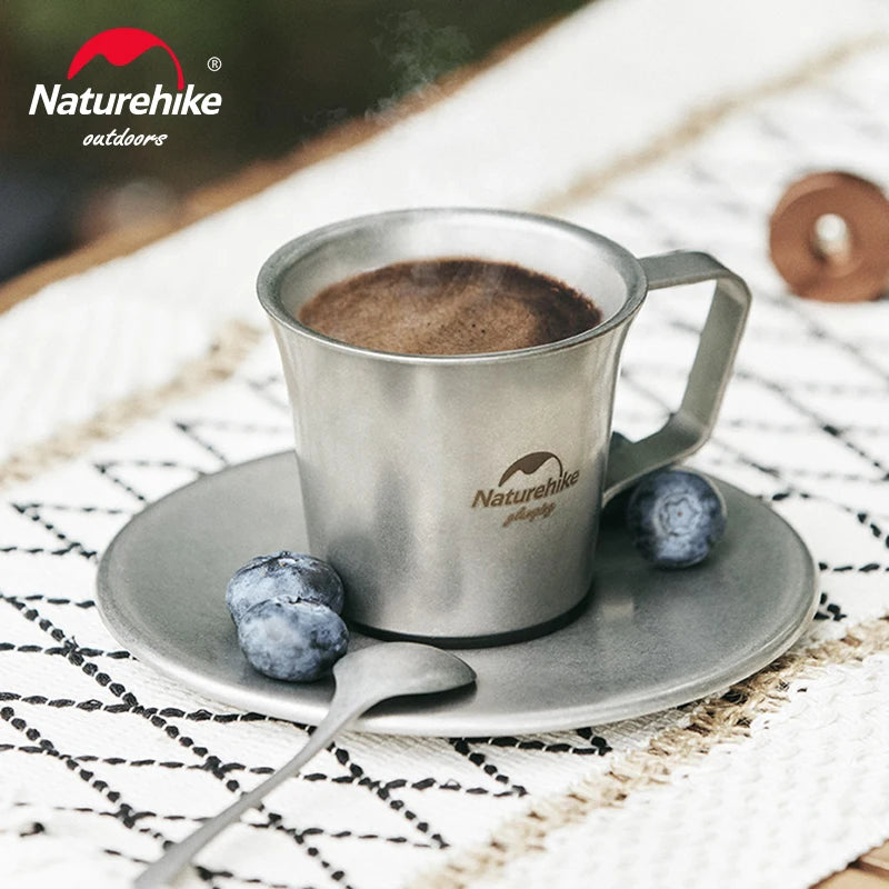 Naturehike Outdoor Tableware Stainless Steel Plate Bowl - View 3 | SAMAG