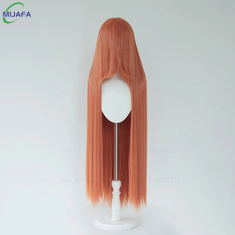 Very High Quality 600g 68 Colors 40 Inch 100cm Long Straight Cosplay Wig With Bangs Heat Resistant Hair Anime Wigs + Wig Cap