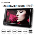 10 Inch Full Analog TV System PAL NTSC SECAM Portable LED Television for Car Home Kitchen Travel Monitor with AV USB SD Input