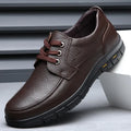 2025 Kitchen King Men's Shoes Anti-Slip Waterproof Oil-Resistant Durable Casual Leather Work Shoes For Chefs Perfect For Spring