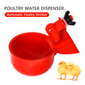 Anti Pollution Self-cleaning Automatic Poultry Water Dispenser Portable Poultry Feeding Feeding Supplies for Chick Duck Goose