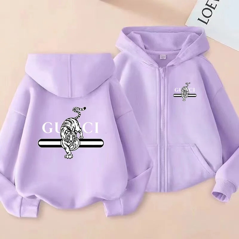 The Children's Zip - up Hooded Sweatshirt Jacke - View 12 | SAMAG