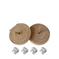 No Tie Shoe Laces Elastic Laces Sneakers 8MM Widened Flat Elastic Shoelaces Adult Quick Shoe Lace Rubber Bands for Shoes