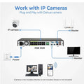 Dahua Acupick Wizsense IP POE NVR 8 16 32 CH 2HDDs Network Video Recorder NVR5208-8P-EI NVR5216-16P-EI NVR5232-16P-EI Onvif P2P
