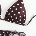 Sexy Polka Dot Print Micro Mini Bikinis Sets Two Pieces | SAMAG