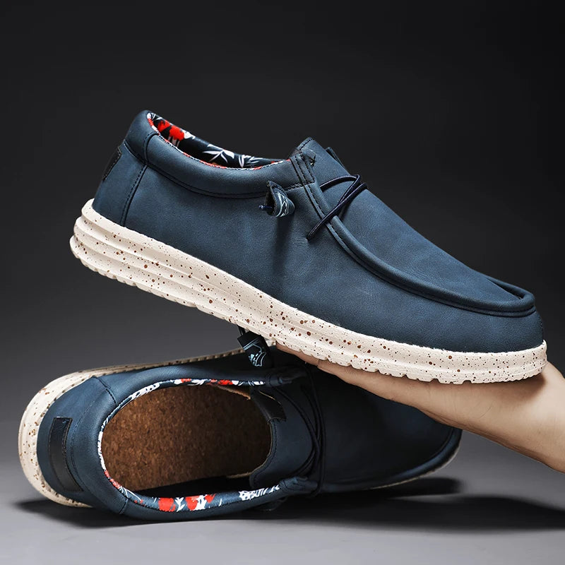 Artificial Leather Casual Shoes Men Nice Dude Loafers Fashion Men's Slip-ons Mocassin Homme Mocasines Hombre Big Size 49 50 51