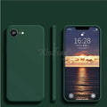 For iPhone 16e Case Liquid Silicone Plain Rubber Funda Phone Protector Case For iPhone 17e Cover For iPhone 17 E 16 E SE 4 Case