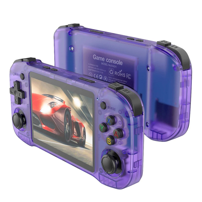 Retro Handheld Game Console 4.2inch R46H Linux System 64G/128G IPS Screen Portable Two-player WIFI Pocket R46S