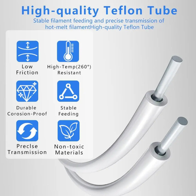 5M (16.4ft) PTFE Tube for 1.75mm Filament : 2.5mm ID×4mm - Visuel 2 | SAMAG