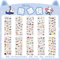 10Sheets Pet Planet Series Cartoon Transparent Waterproof PVC Ledger Material Stickers For Hand Account Pencil Case Decals