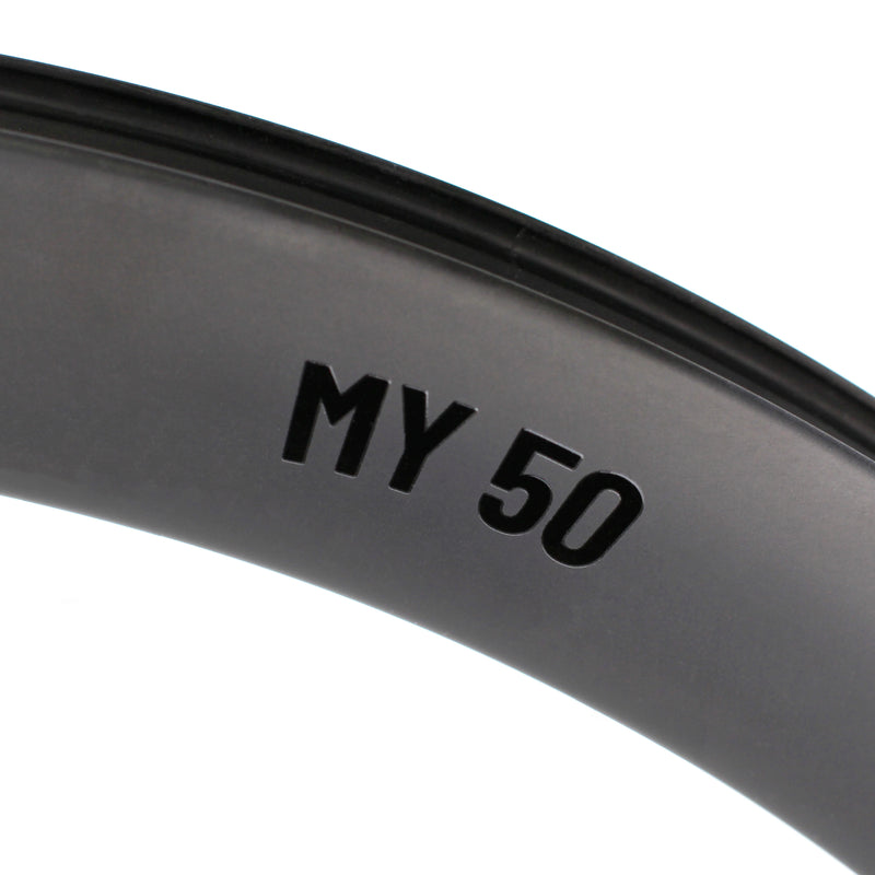 BIKE MYTH TCW50 Carbon Fiber Road Disc Brake Wheelset 50mm High Rim Aerodynamic Compatible with Tubeless Tires 700C Carbon Wheel